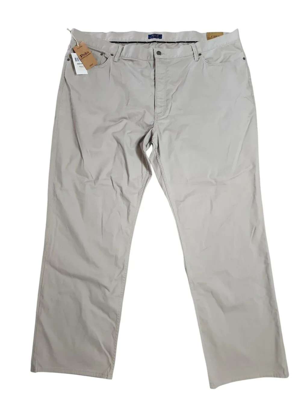 Polo Ralph Lauren Varick Slim Straight Khaki Pant Nwt Size 48Bx32